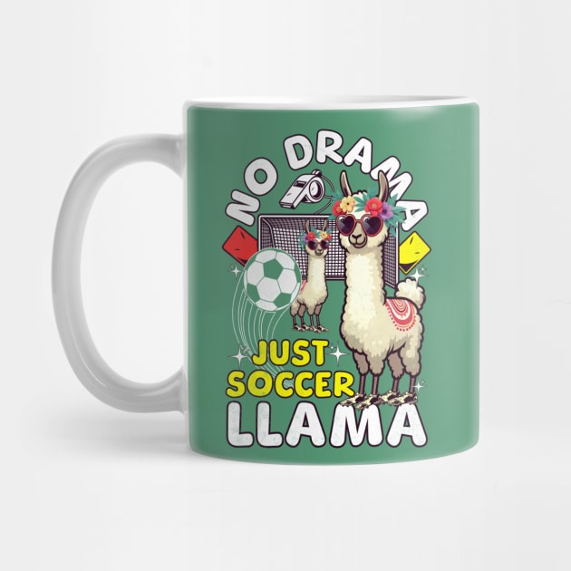 Soccer Girl Llama by alcoshirts